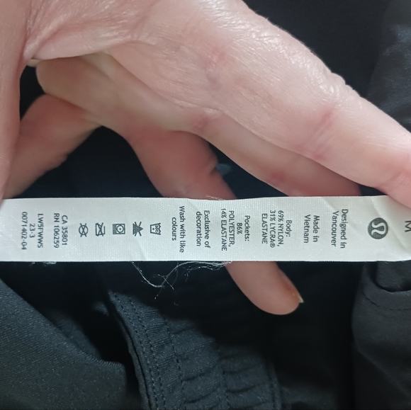 Lululemon Black Womens Athletic Pocket Straight Leg Pants - Picture 9 of 14